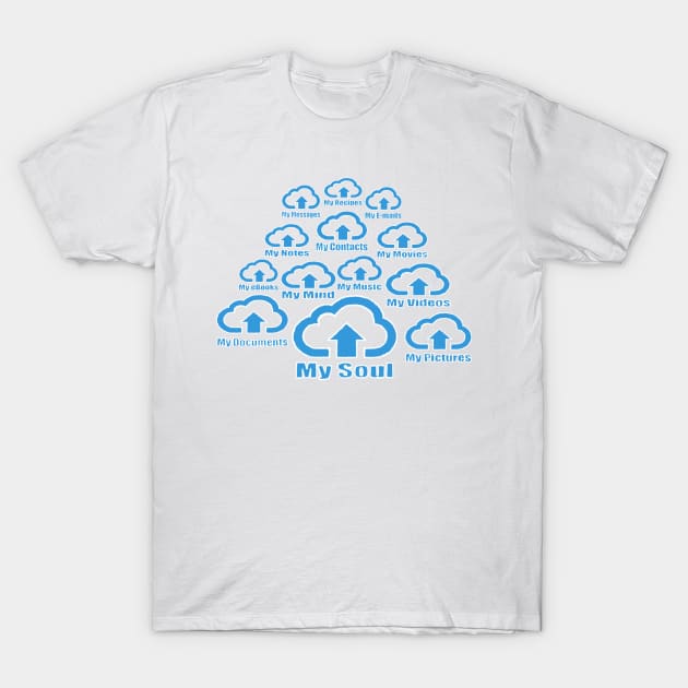 Digital Heaven Clouds T-Shirt by TenomonMalke